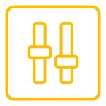 Leistung & Lichtfarbe einstellbar