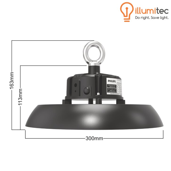 Hallentiefstrahler HBL-C 200W, 34.204 lm, LUMILEDS SMD2835, PHILIPS XITANIUM dimmbar 1-10V, Neutralweiß (5000K) 90° 185 lm/W