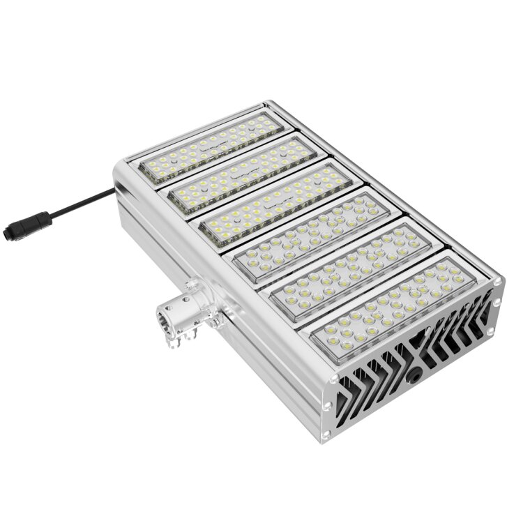 Modularer Flächenstrahler CHAMPION-6 mit 6x LED Modul 60W, 230 V