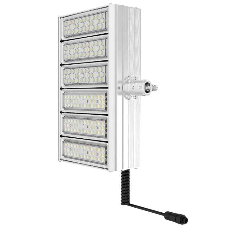 Modularer Flächenstrahler CHAMPION-6 mit 6x LED Modul 60W, 230 V