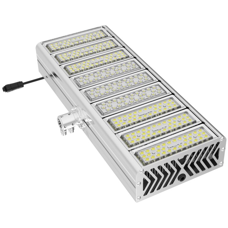 Modularer Flächenstrahler CHAMPION-9 mit 9x LED Modul 60W, 230 V