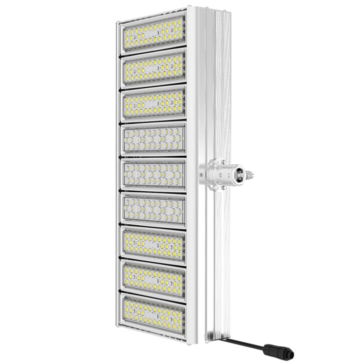 Modularer Flächenstrahler CHAMPION-9 mit 9x LED Modul 60W, 230 V