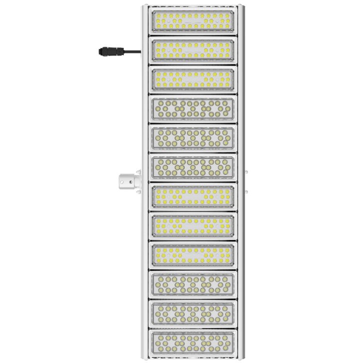 Modularer Flächenstrahler CHAMPION-12 mit 12x LED Modul 60W, 230 V