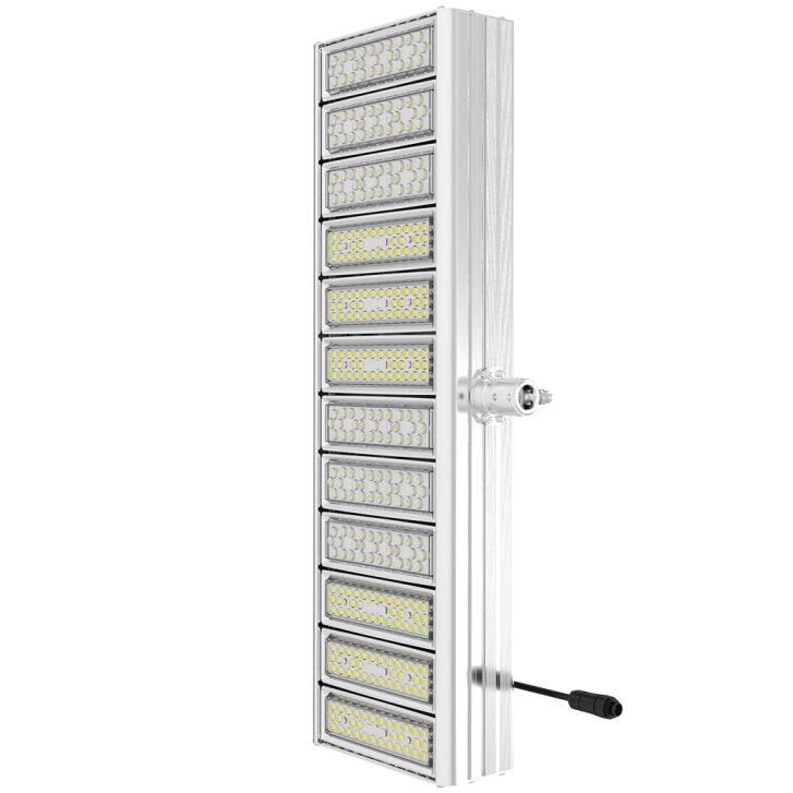 Modularer Flächenstrahler CHAMPION-12 mit 12x LED Modul 60W, 230 V