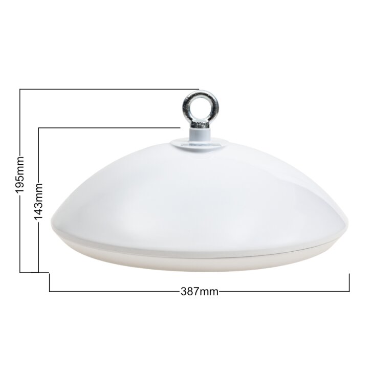 LED Hallenstrahler 200W, HACCP für IFS Food, >188 lm/w, 5000K, 90°, 5-Jahre Garantie, HBL-F
