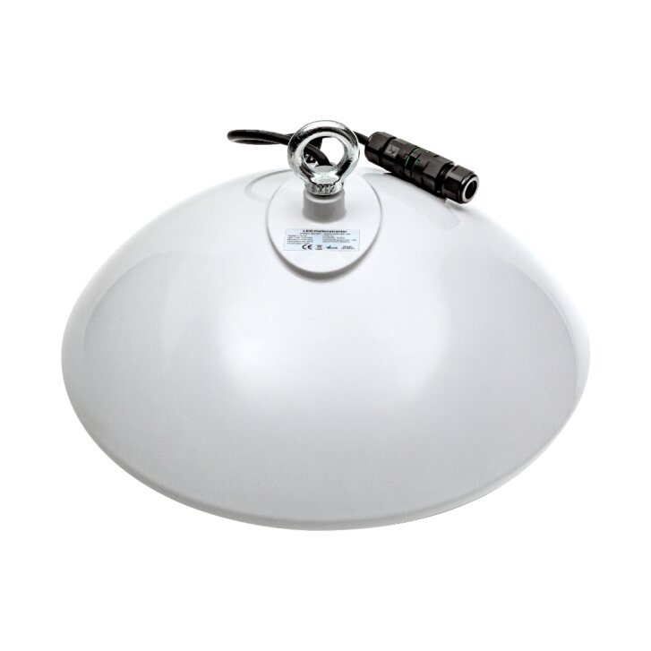 LED Hallenstrahler 100W, HACCP für IFS Food, >197 lm/w, 5000K, 90°, 5-Jahre Garantie, HBL-F