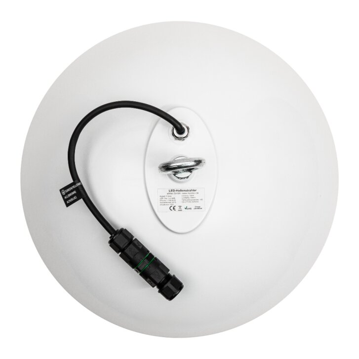 LED Hallenstrahler 100W, HACCP für IFS Food, >197 lm/w, 5000K, 90°, 5-Jahre Garantie, HBL-F